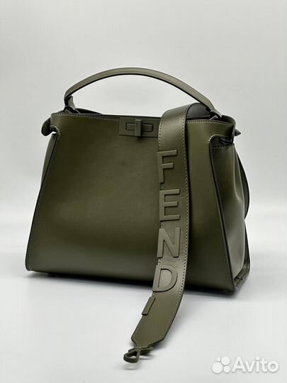 Сумка женская Fendi натуральная кожа *Люкс