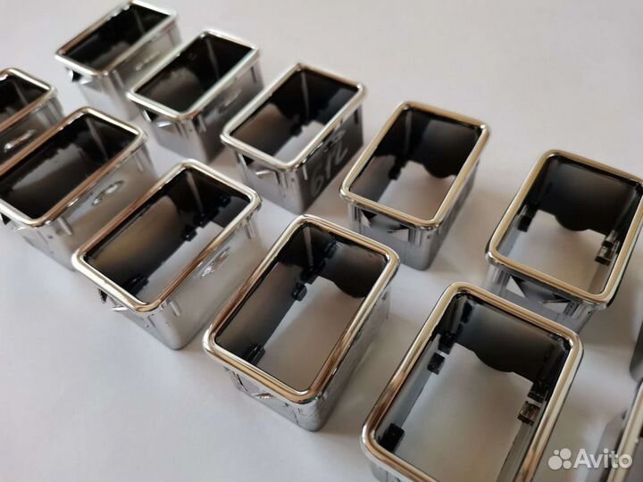 Рамки кнопок ваз 2101-2106 хром