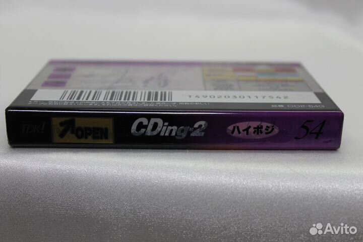 Аудиокассета TDK CDing-2 54.TypeII.Запечатанная