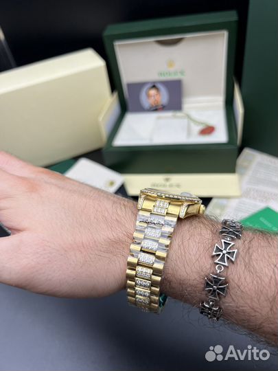 Часы rolex day date 36mm с камнями