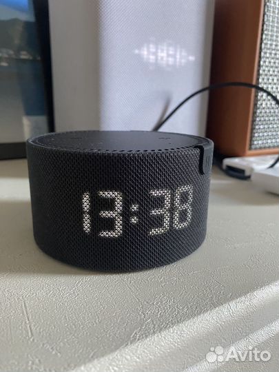 Яндекс станция мини с часами новая