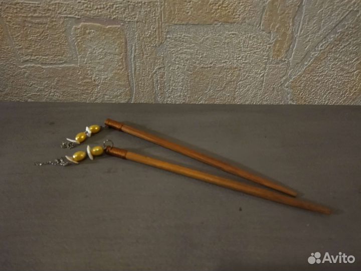 Шиньоны на резинке, китайские палочки для причёски