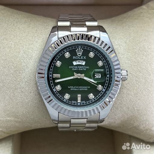Часы Rolex Day-Date Silver Green