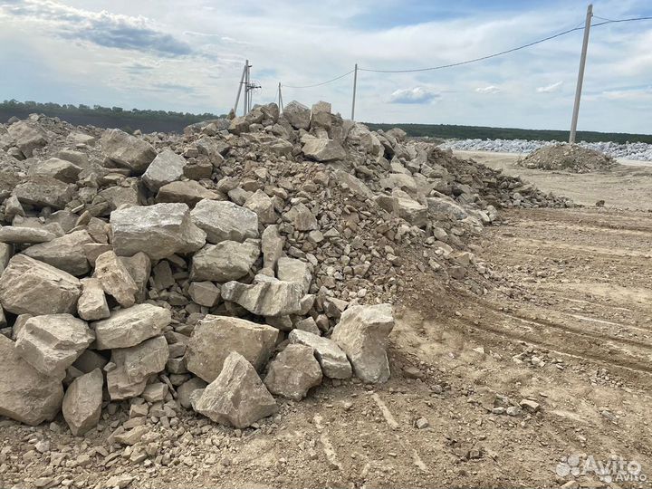 Бутовый камень фракции 0*300