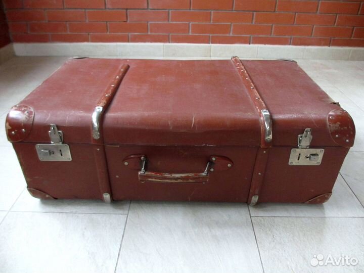 1940s чемодан Антикварный. Немецкий. Большой