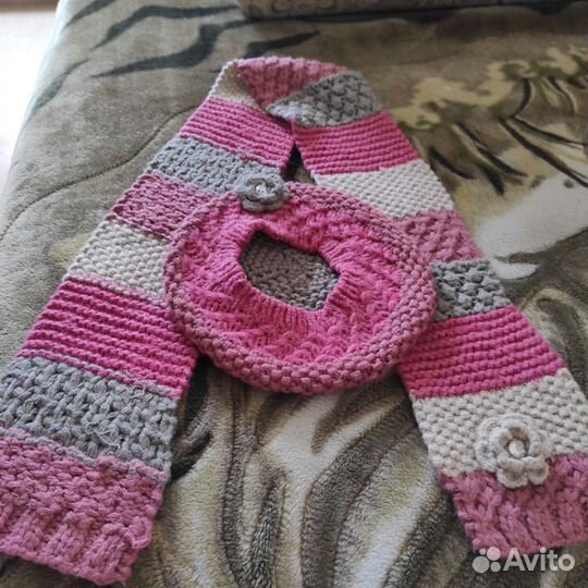 Комплект берет и шарф