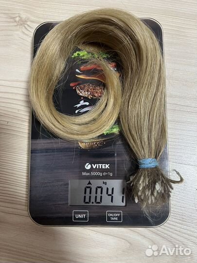 Волосы для наращивания натуральные бу