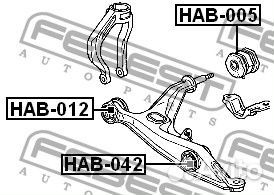 Сайлентблок переднего нижнего рычага