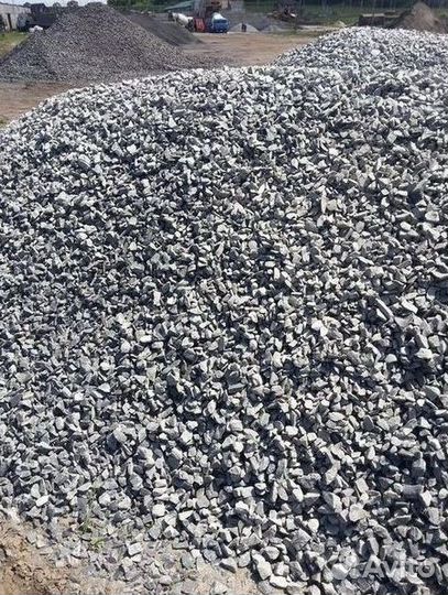 Щебень известняковый, гранитный, вторичный