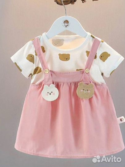 Платье для девочки 74-80-86-92