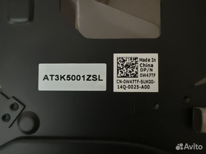 Продам радиатор с куллером для ноутбука Dell G 15