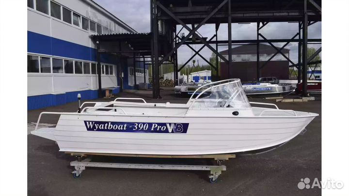 Лодка Wyatboat-390 Pro Увеличенный борт