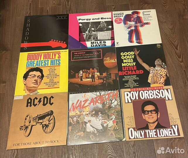 LP Винил Виниловые Пластинки Рок часть 2