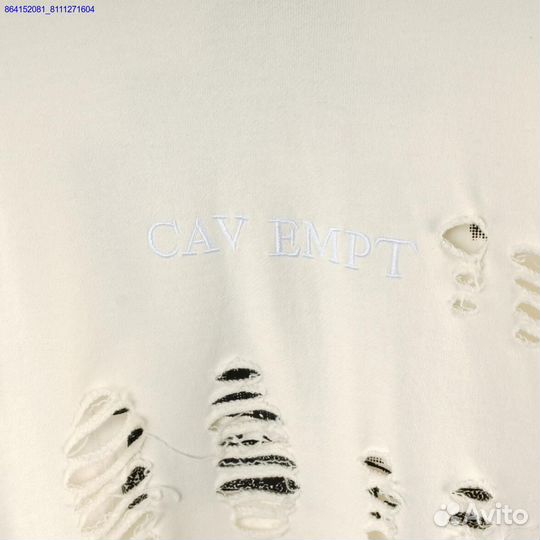 Рваное худи CavEmpt