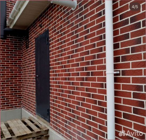 Гибкий кирпич на сетке для отделки