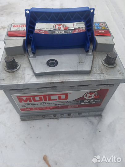 Аккумулятор 60 ач mutlu