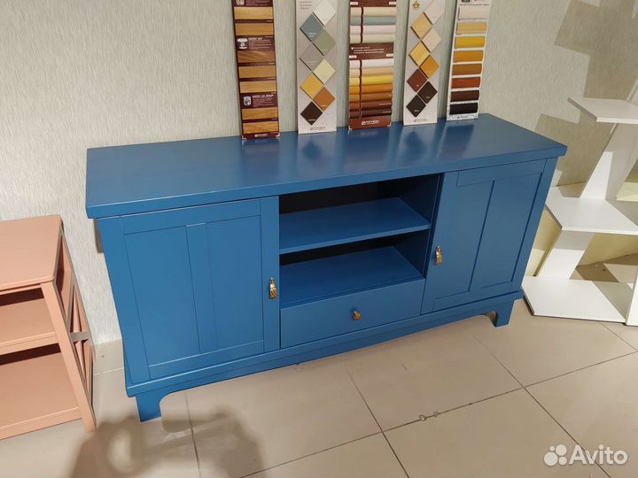 Тумба под тв из массива сосны