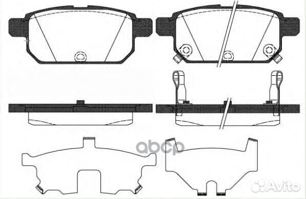 1471 02 колодки дисковые з Suzuki Swift IV 1.2