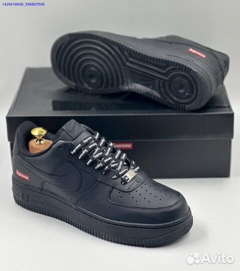 Кроссовки Nike Air Force 1 Low & Supreme (Арт.45533)