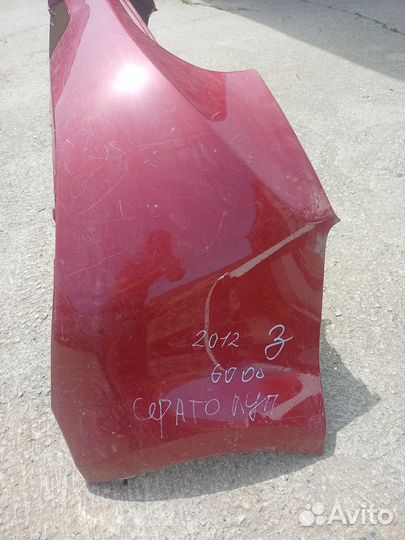 Бампер задний kia cerato koup 2011г