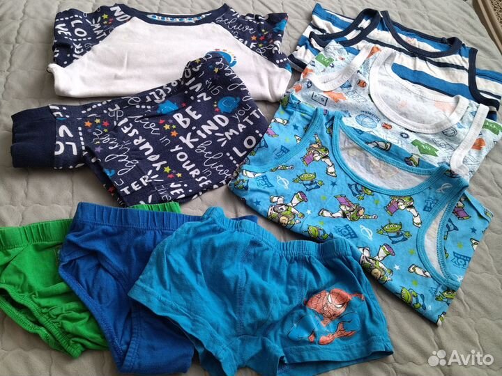 Вещи пакетом на мальчика 98 104