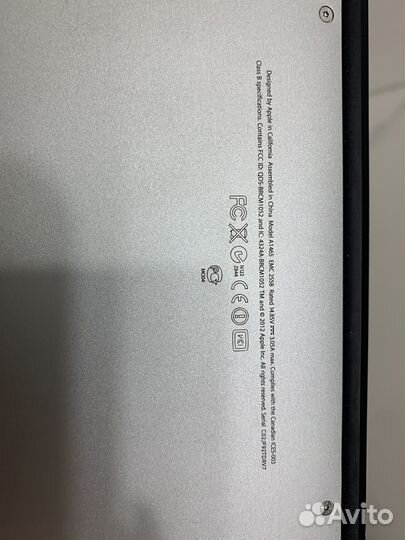 Macbook air 11 A1465