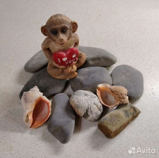 Композиция крабик, камни для террариума