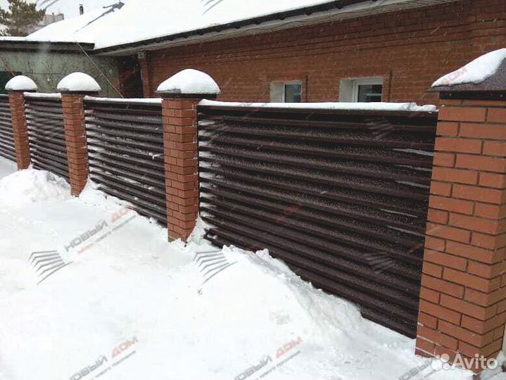 Забор жалюзи