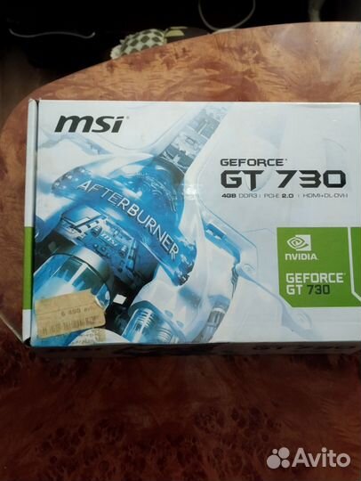 Видеокарта msi gtx730 4gb