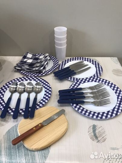 Термосумка для пикника с посудой