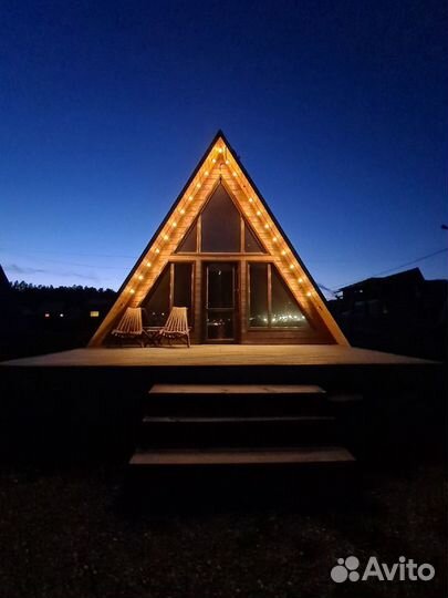 Каркасный дом A-Frame 9х6 Строительство под ключ