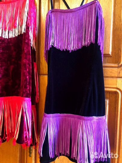 Платья с бахромой. Костюм для танцев, шоу