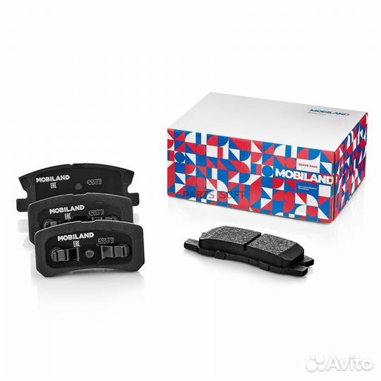 Mobiland 429203730 Колодки тормозные дисковые зад