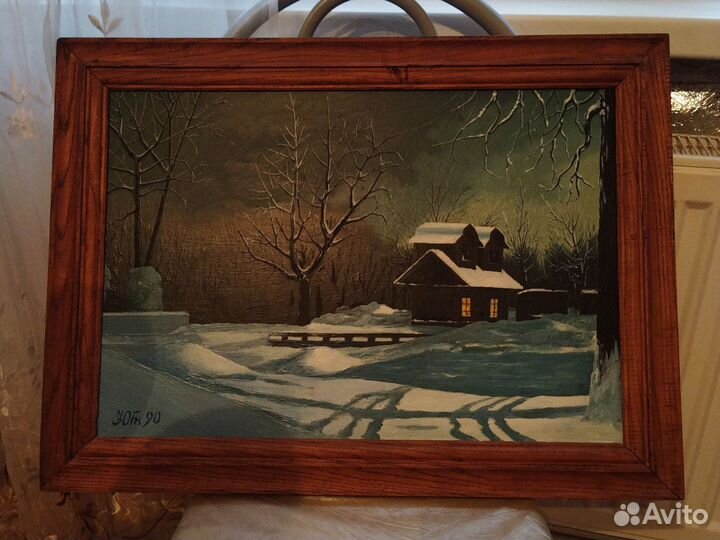 Картина маслом. Зима