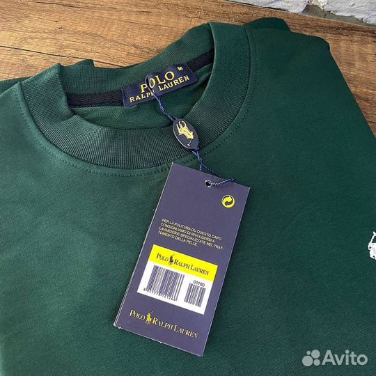 Свитшот polo ralph lauren мужской зеленый