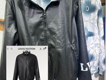Куртка кожаная двустороняя ветровка Louis Vuitton