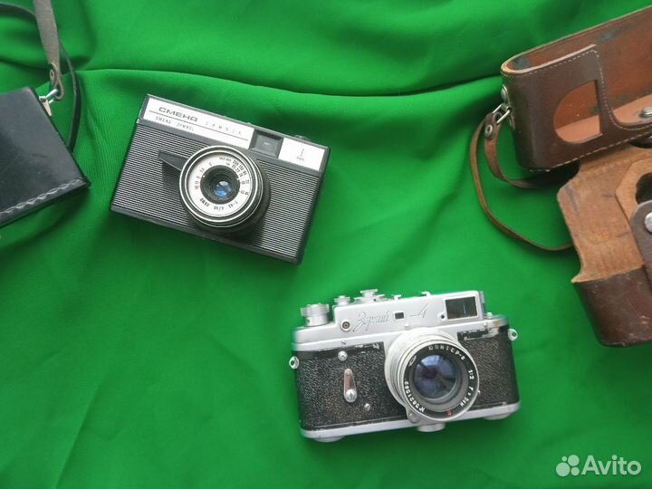 Зоркий 4 + Смена Символ, пленочные фотоаппараты