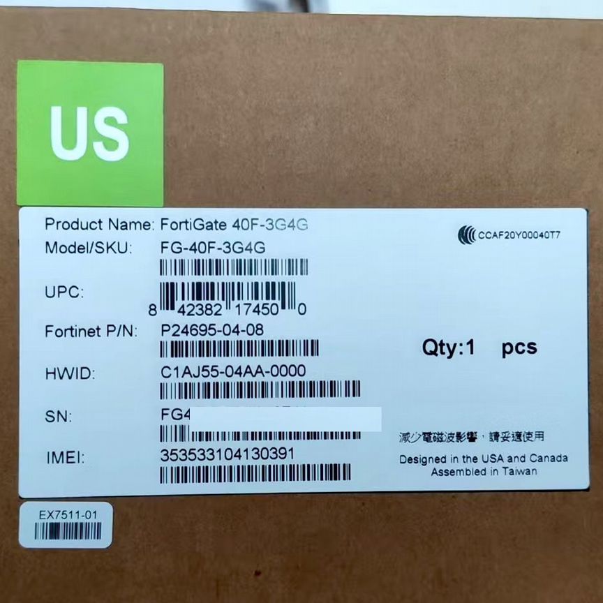 [FG-40F-3G4G] Межсетевой Экран Fortinet Fortigate Fg-40f-3g4g