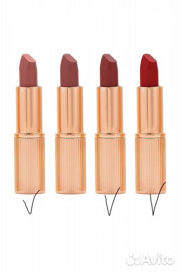 Помада charlotte tilbury iconic mini lip wardrobe