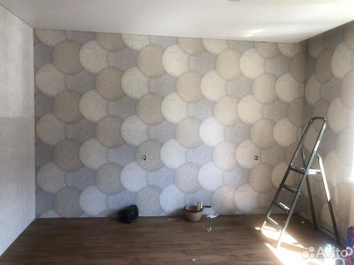 Поклейка обоев укладка линолиума