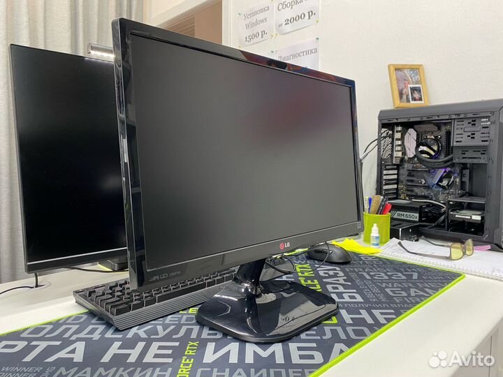 Монитор LG (23 дюйма, IPS матрица, hdmi)