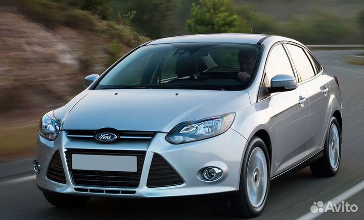 Ford focus 3 фары чёрные