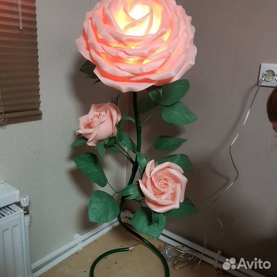 Роза Ростовые цветы Светильник Изолон