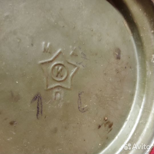 Стариная Керосиновая лампа. Клеймо Звезда СССР