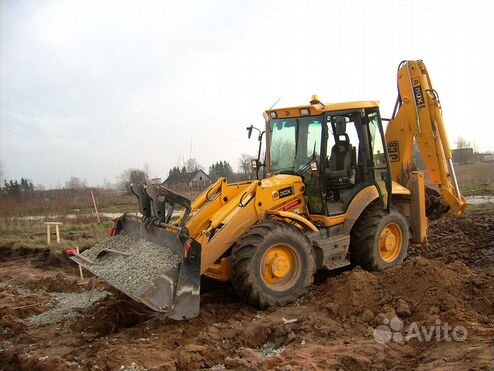 Услуги экскаватора погрузчика jcb