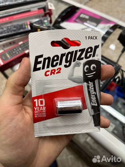 Батарейка Energizer CR2 (3В) BL-1