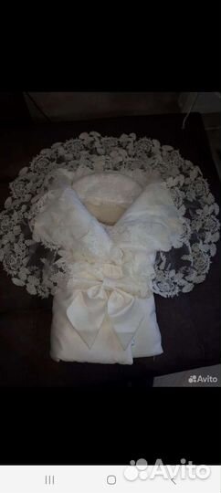 Конверт на выписку зимний для девочки