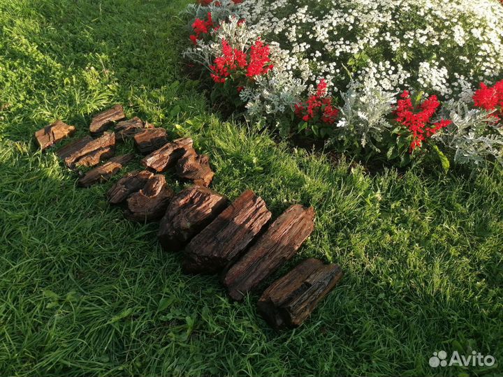 Окаменелое дерево натуральное