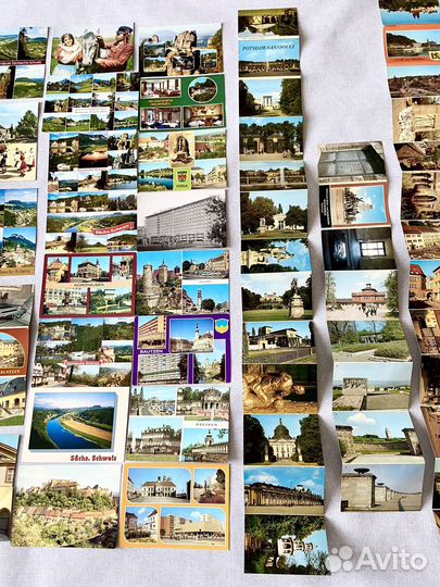 Фотокарточки открытки ГДР СССР