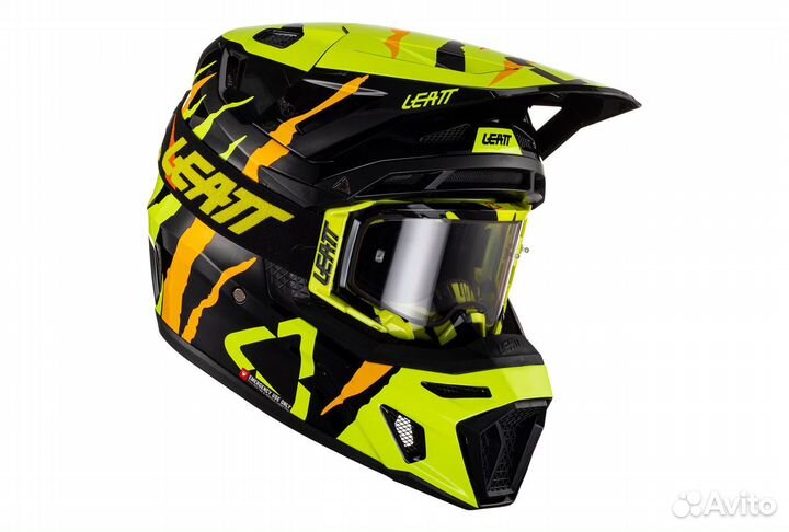 Шлем кроссовый leatt 8.5 (2023) Citrus Tiger